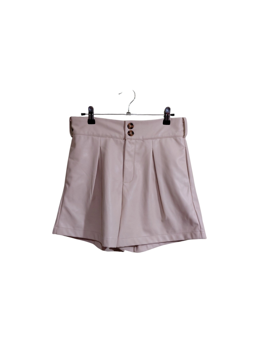THML Pleated High-Waist Shorts Skort - Light Taupe